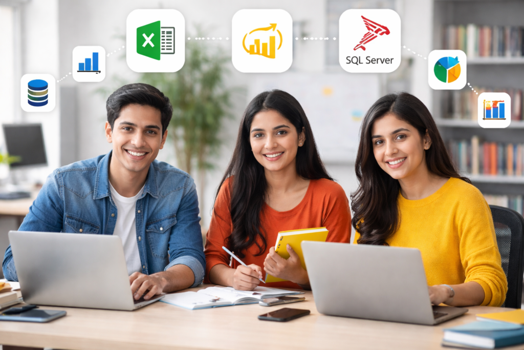 Top Advance Excel Course in Noida for Students | Learn Power BI & SQL Server with Certification