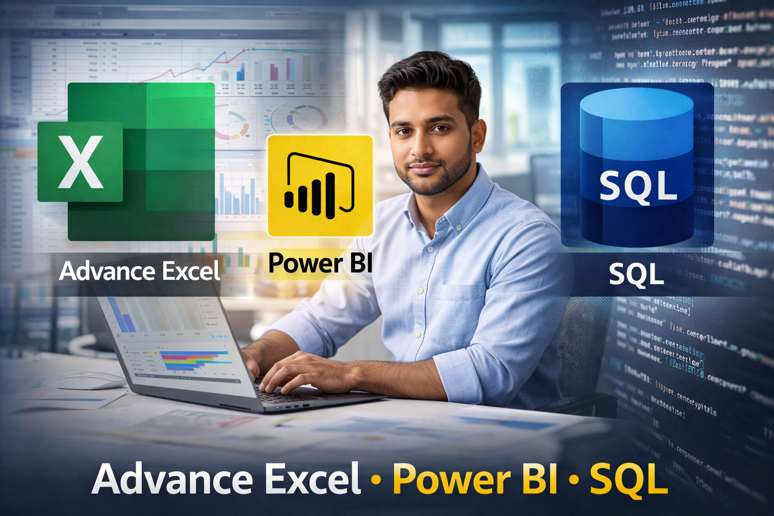 Start Your Data Analyst Career – Advance Excel, Power BI & SQL Training Institute in Noida